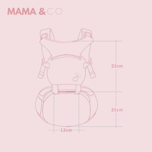 Mum & Me Comfort Carrier (Multifunction Hipseat) - Pink